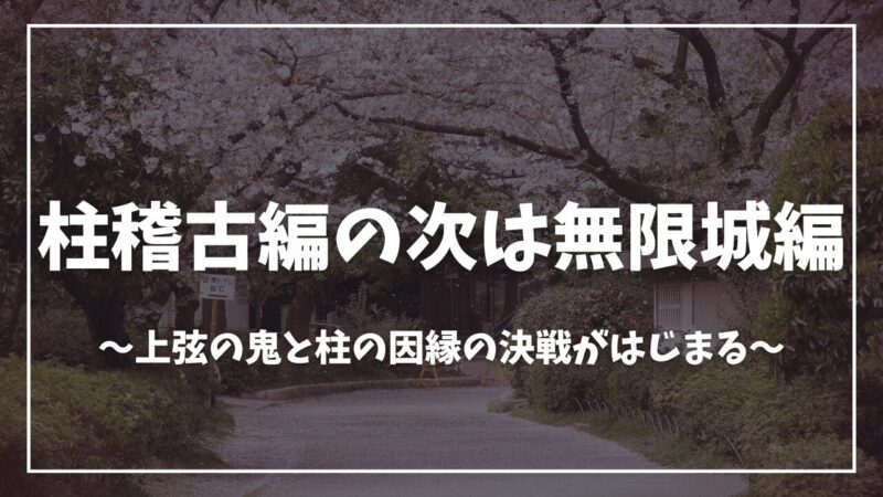 鬼滅の刃柱稽古編の次